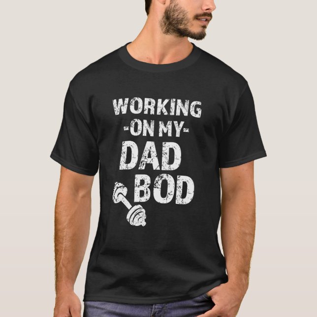 T-shirt Travailler à ma chemise drôle d'énonciation de DBO (Devant)