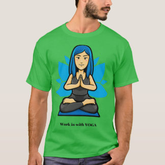 T-shirt Travailler avec YOGA