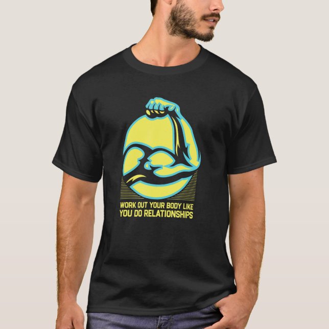 T-shirt Travailler Comme Relations Entraînement Couples Sa (Devant)