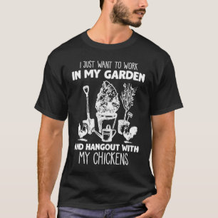 T-shirt travailler dans Garden Humor Hangout avec l'éleveu