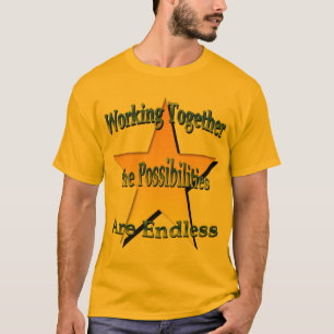 T-shirt Travailler Ensemble Les Possibilités Sont Une Chem