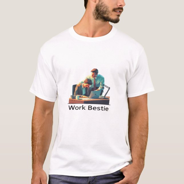 T-shirt Travailler le mieux classique (Devant)
