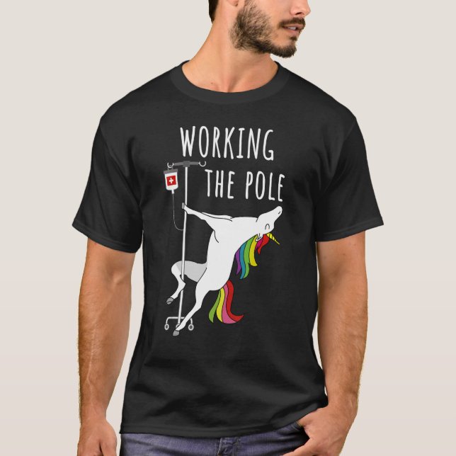 T-shirt Travailler Le Pôle IV Urgence infirmière Salle Nur (Devant)