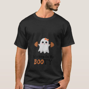 T-shirt Travailler Mon Booty Boo Ty Funny Halloween Gym Gh