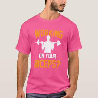 T-shirt Travailler Sur Vos Biceps Entraînement Dit Curl Mu