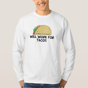 T-shirt Travaillera pour des tacos