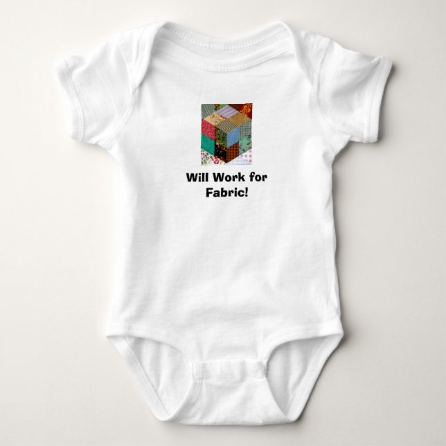 T-shirt Travaillera pour le tissu ! (Devant)