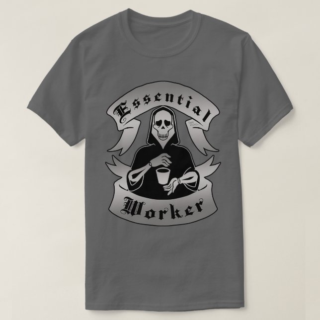 T-shirt travailleur (Design devant)
