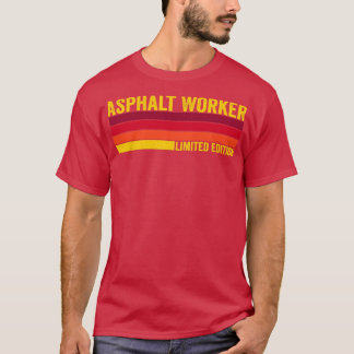 T-shirt Travailleur d'asphalte