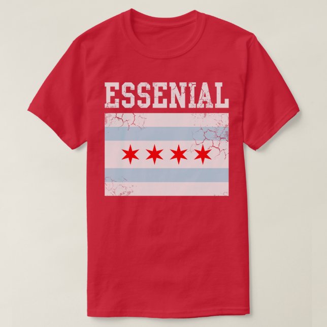 T-shirt Travailleur de Chicago (Design devant)