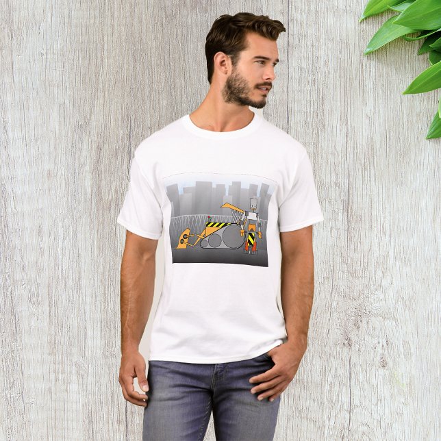 T-shirt Travailleur de construction robotique (Créateur téléchargé)