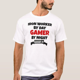 T-shirt Travailleur de fer par Joueur de jour par nuit