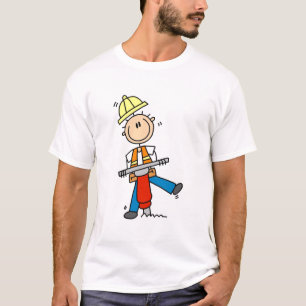 T-shirt Travailleur de la construction avec le marteau de