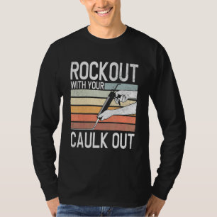 T-shirt Travailleur de la construction Rock Out avec votre