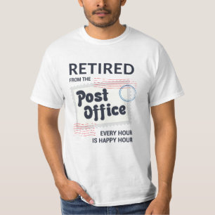 T-shirt Travailleur de la poste retraité Mailman Funny