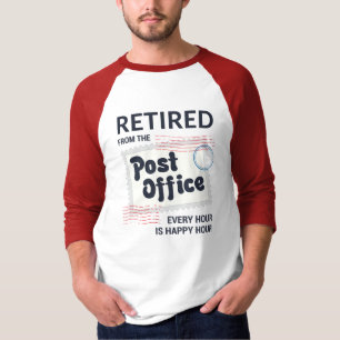 T-shirt Travailleur de la poste retraité Mailman Funny