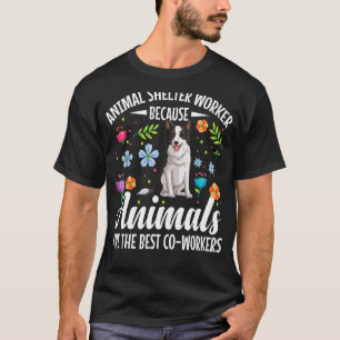 T-shirt Travailleur de refuge pour animaux amateur de chat