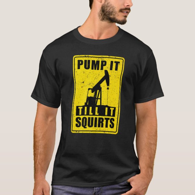 T-shirt Travailleur du champ pétrolier Dragage Roughneck P (Devant)