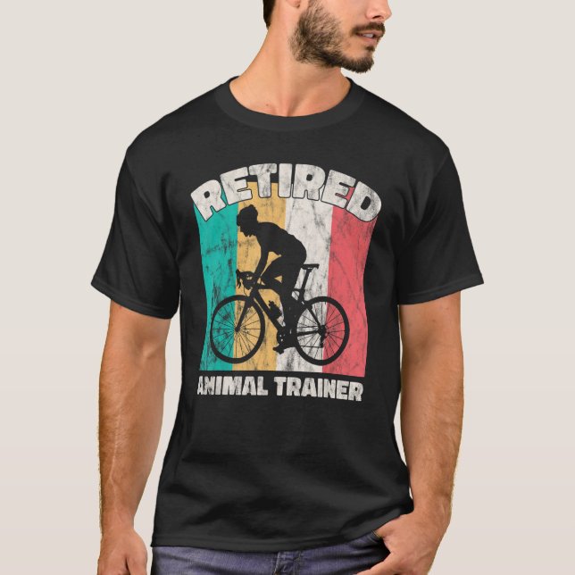 T-shirt Travailleur du contrôle des animaux retraité (Devant)