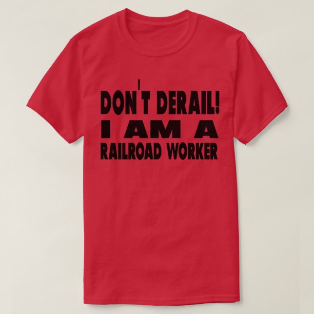 T-shirt Travailleur ferroviaire (Design devant)