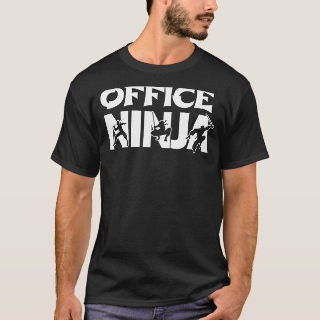 T-shirt Travailleur Office Ninja Co (Devant)