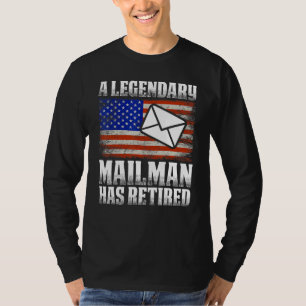 T-shirt Travailleur postal à la retraite Facteur et facteu