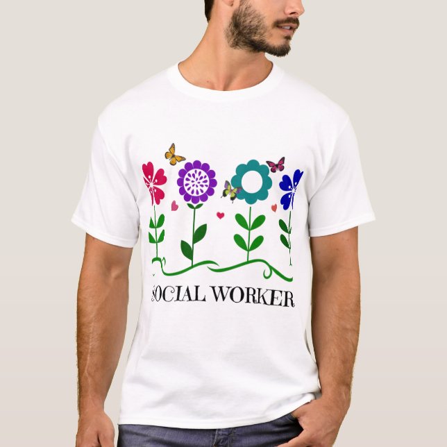 T-shirt Travailleur social (Devant)