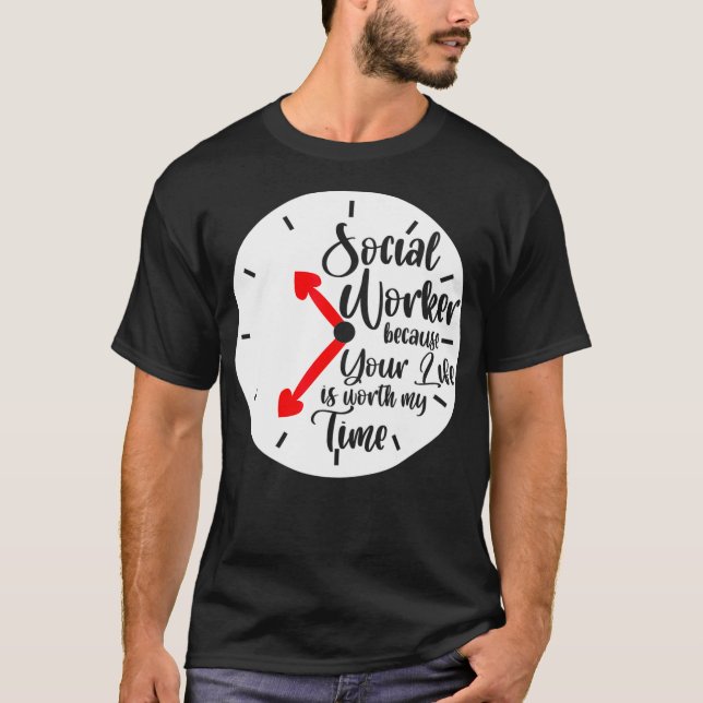 T-shirt Travailleur social (Devant)