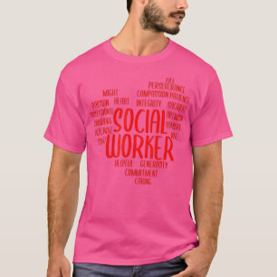 T-shirt Travailleur social Profession de travail social