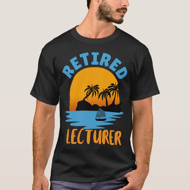 T-shirt Travailleur social retraité (Devant)