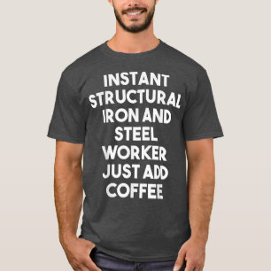 T-shirt Travailleur Structurel Instantané En Fer Et En Aci