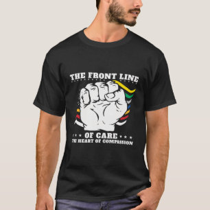 T-shirt Travailleur syndiqué Nos premiers intervenants amé