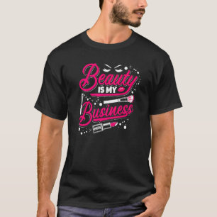 T-shirt Travailleuse de salon de beauté Blusher Cosmétique