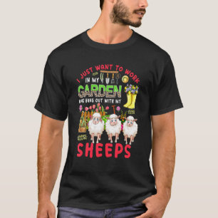 T-shirt Travaillez Dans Mon Jardin Et Passez Du Temps Avec
