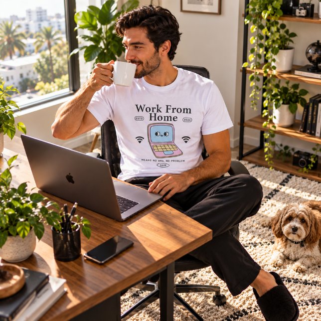 T-shirt Travaillez de chez vous (Créateur téléchargé)