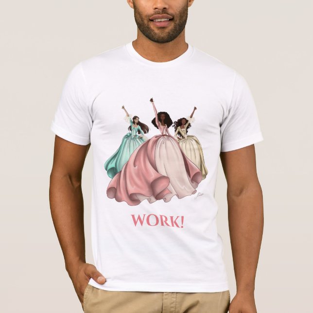 T-shirt TRAVAILLEZ ! Tee d'hommes (Devant)
