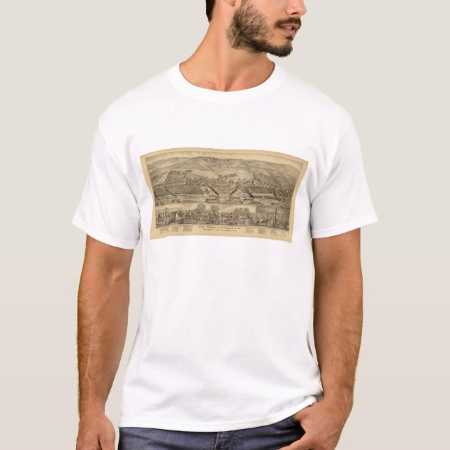 T-shirt Travaux de charbon de Davosburgh (Devant)