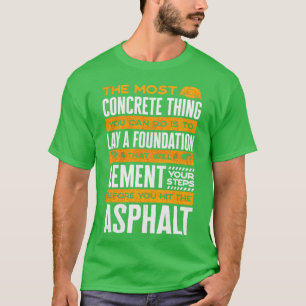 T-shirt Travaux de construction de mélangeurs de béton