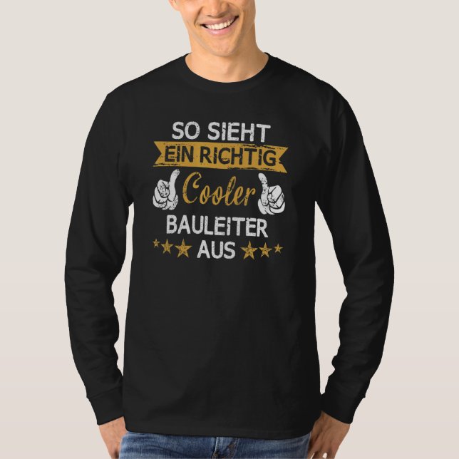 T-shirt Travaux de construction du chantier de constructio (Devant)