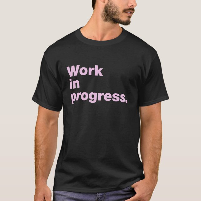 T-shirt Travaux en cours (Devant)