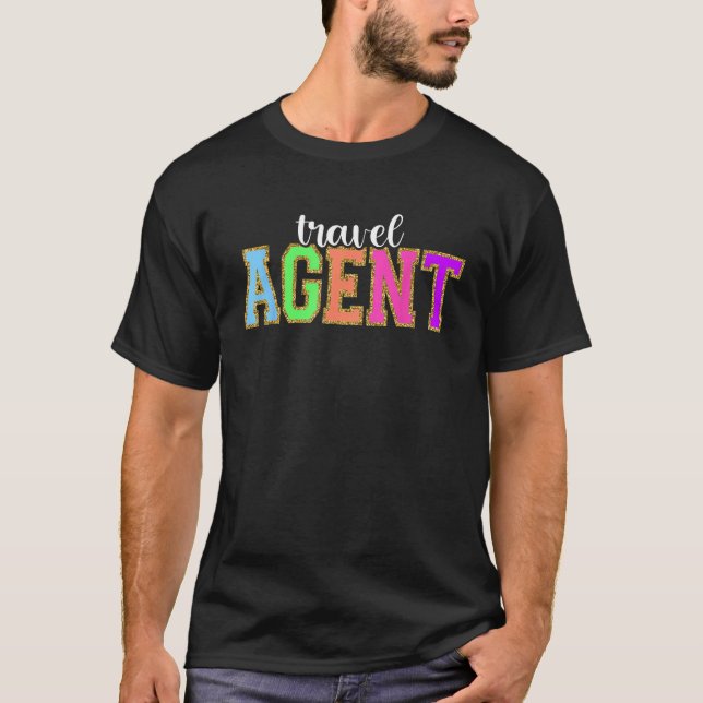 T-shirt Travel Agent  Back to School Worker Appreciation (Devant)