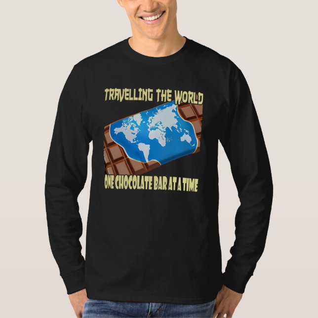 T-shirt Travel and Chocolate (Devant)