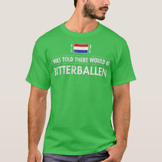 T-shirt Travel Bitterballen Pays-Bas Dutch Holland Bar