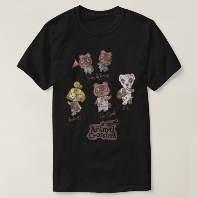 T-shirt Traversée d'animaux Nouveaux Horizons Groupe Préno (Design devant)