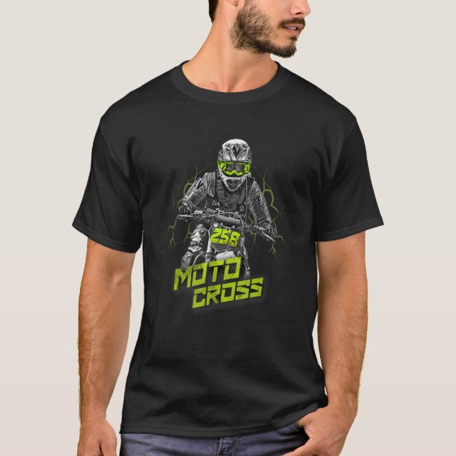 T-shirt Traversée de moto (Devant)