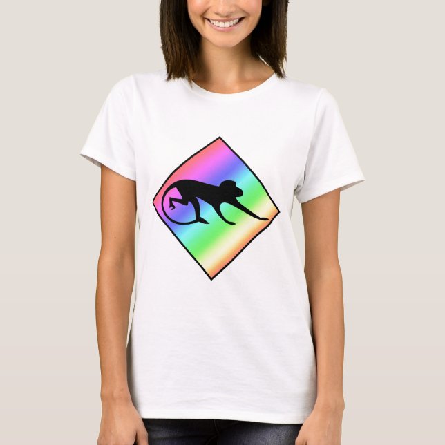 T-shirt Traversée du singe arc-en-ciel (Devant)