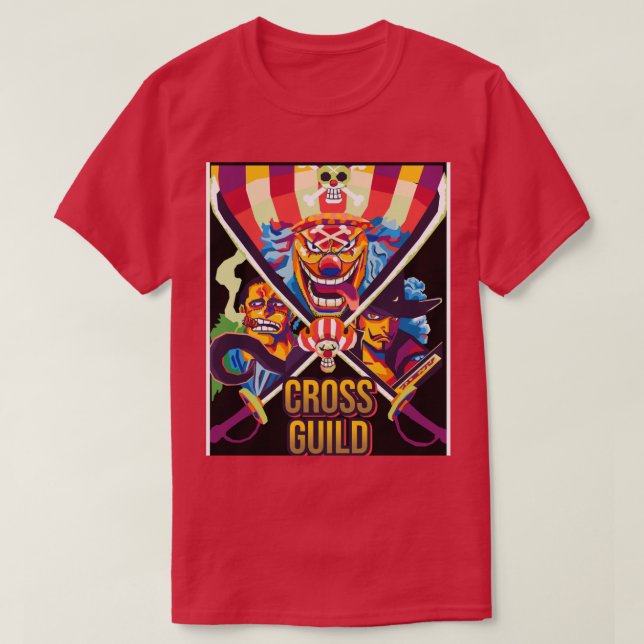 T-shirt Traverser la guilde une pièce (Design devant)