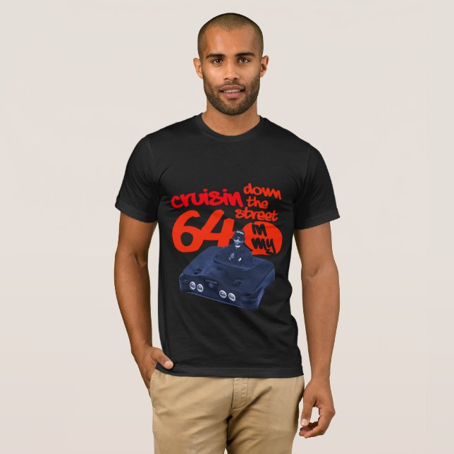 T-shirt Traverser la rue dans mon 64 (Devant entier)