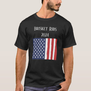 T-shirt Traverses de Brisket 2024 BBQ USA Élections Présid
