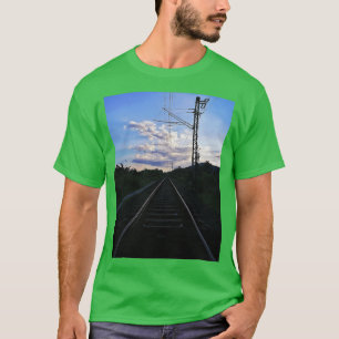 T-shirt Traverses de train beau ciel